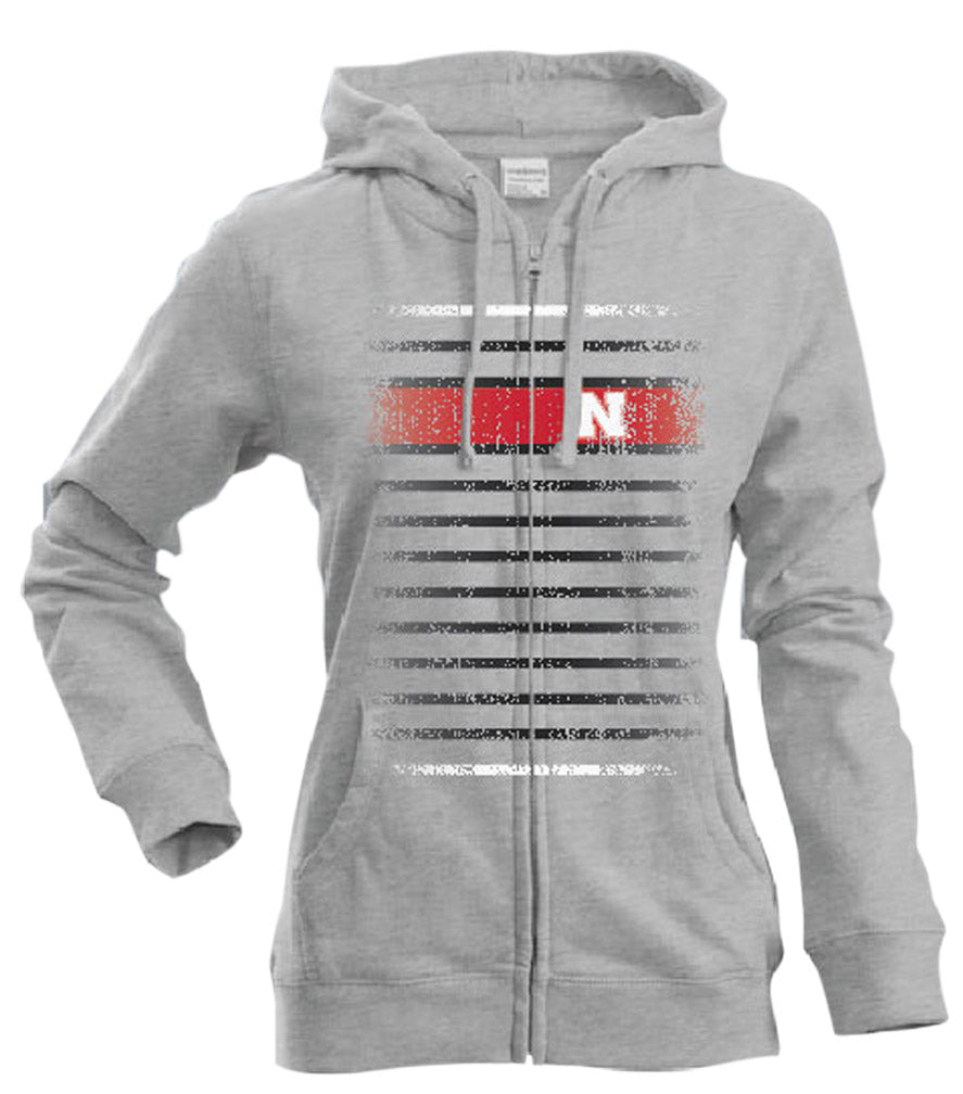 Ladies Sueded Full Zip Hood
