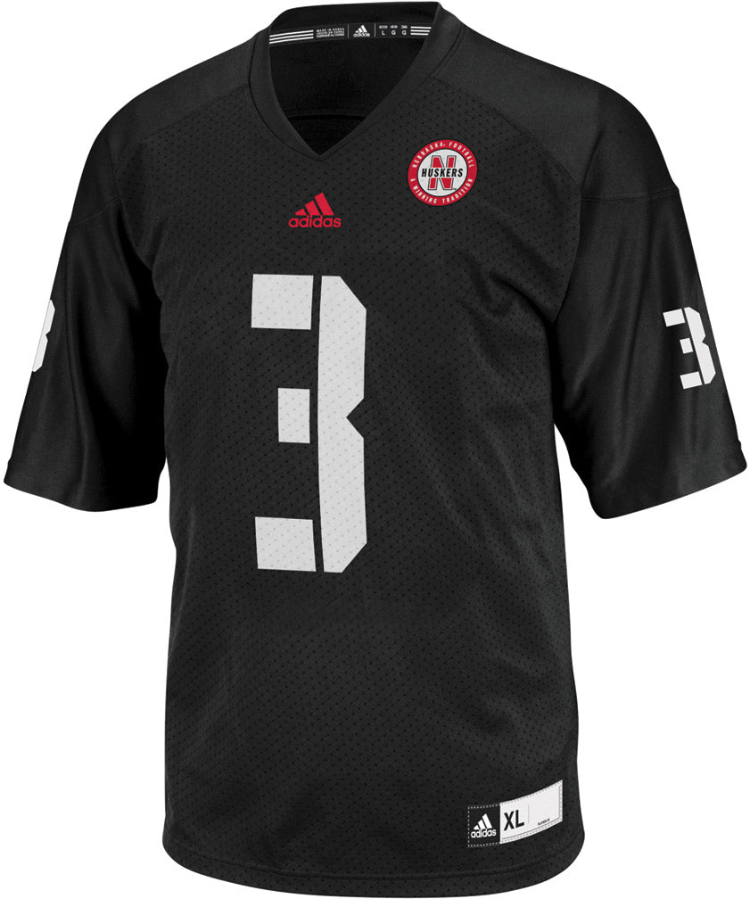 Youth Tech Fit # 3 Black Jersey