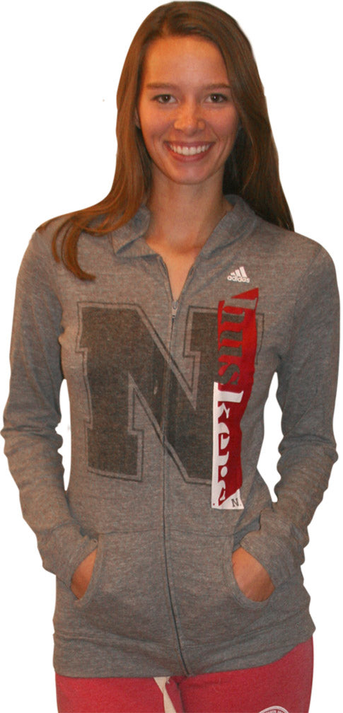 Adidas Grey Down the Line Women's Hoodie