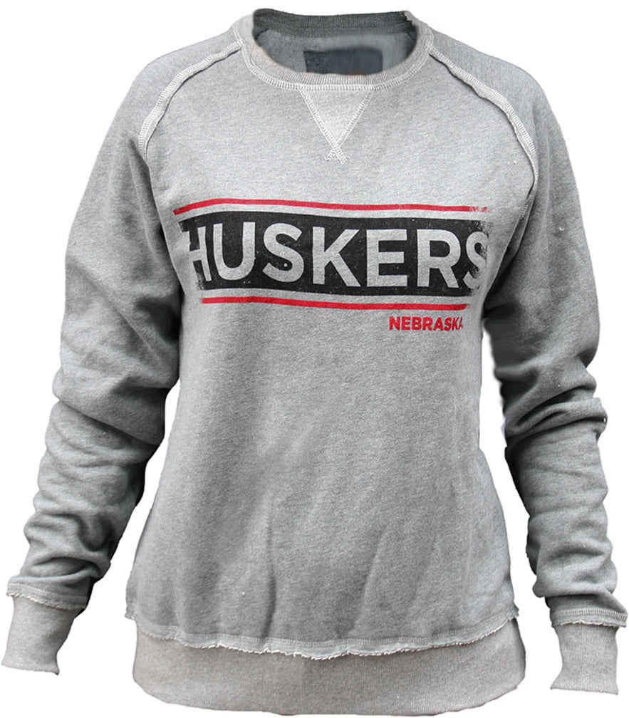 Huskers Oxford Vintage Crew Sweatshirt