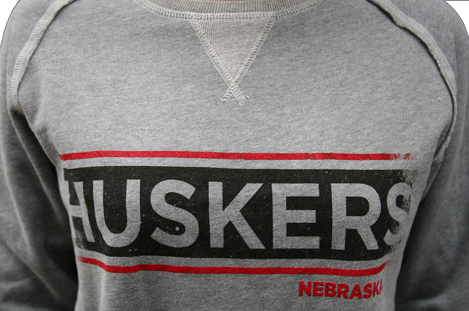 Huskers Oxford Vintage Crew Sweatshirt
