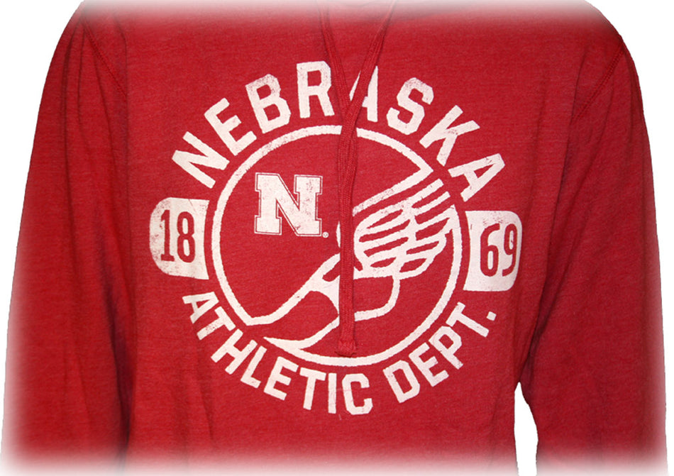 Husker Red Tri-Blend Hoody League