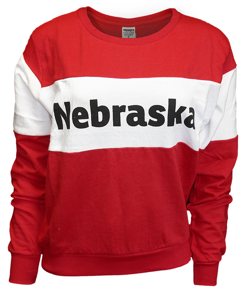 Red N White Dakota Fleece Crew