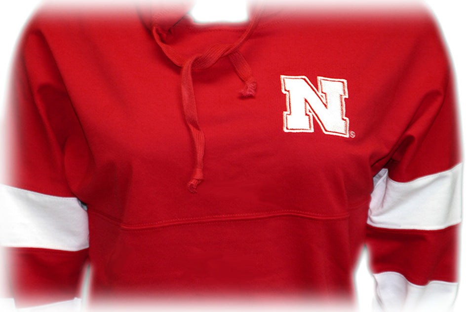 Go Big Red Nebraska N Womens Hoodie
