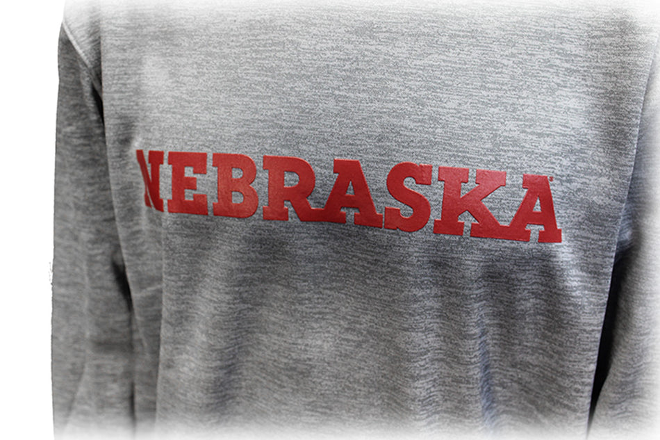 Adidas Heather Arch Nebraska Crew