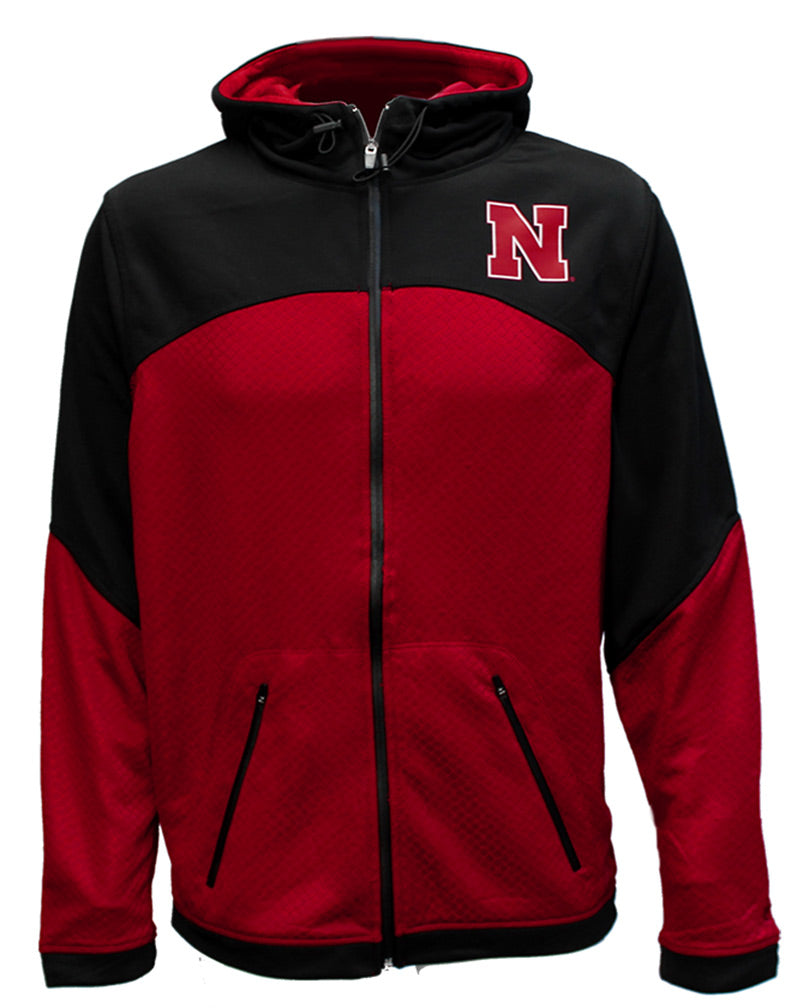 Nebraska Full Zip Viper Hoodie