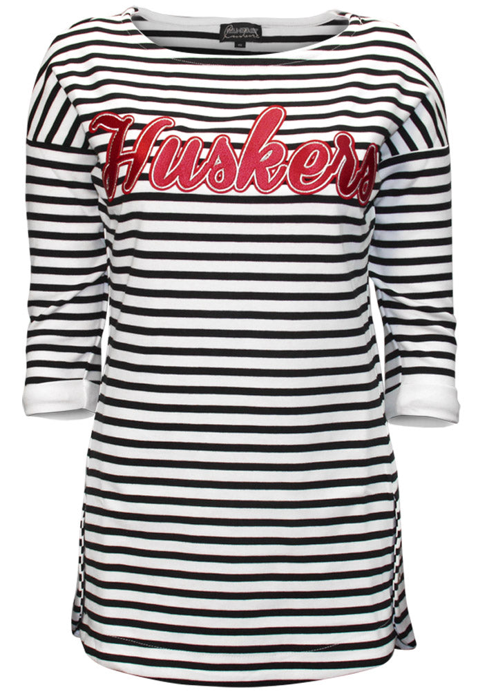 Husker Gals Side Button GameDay Sweater