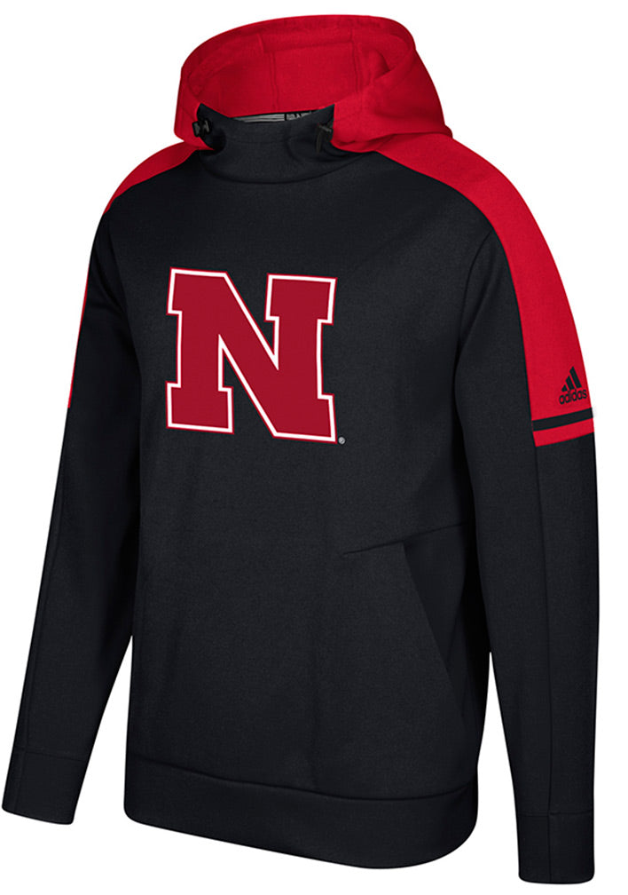 Adidas Official Husker Sideline Player Black Hoody