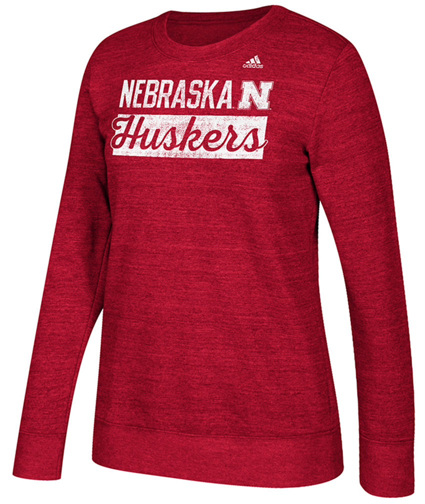 Adidas Husker Gal Comfy Crew Bar Script