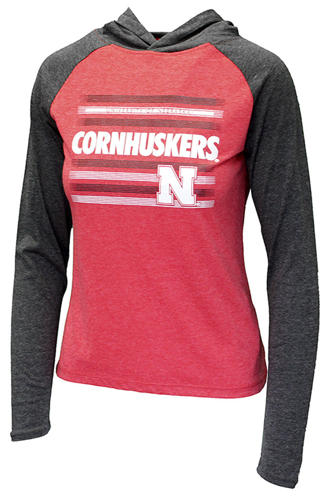 Cornhuskers Pride Raglan Hoodie