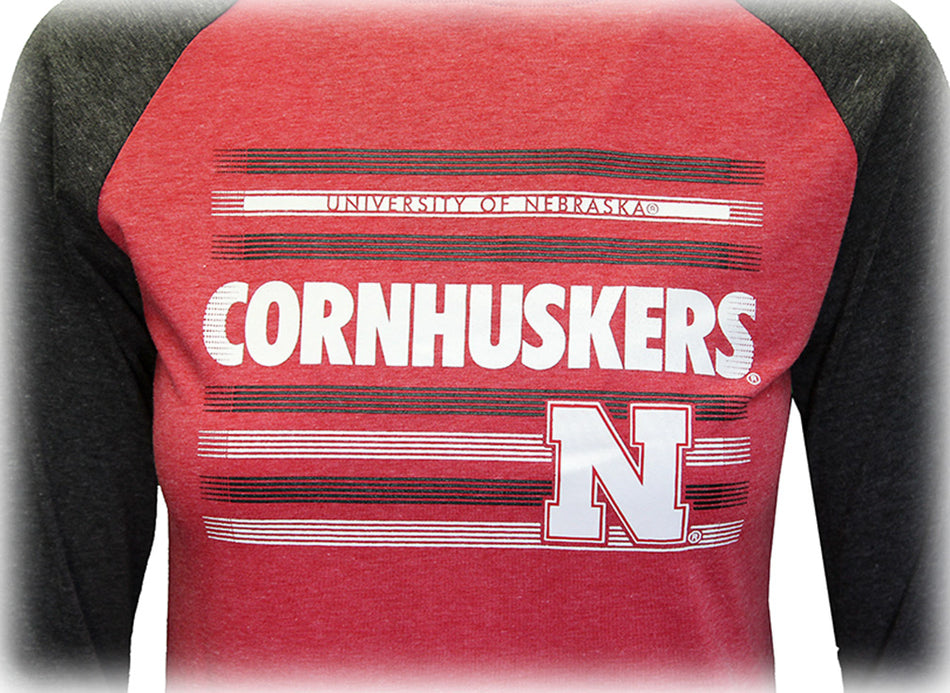 Cornhuskers Pride Raglan Hoodie