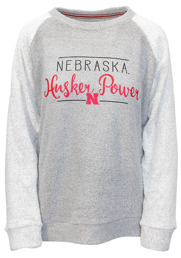 Husker Power Script Oatmeal Terry