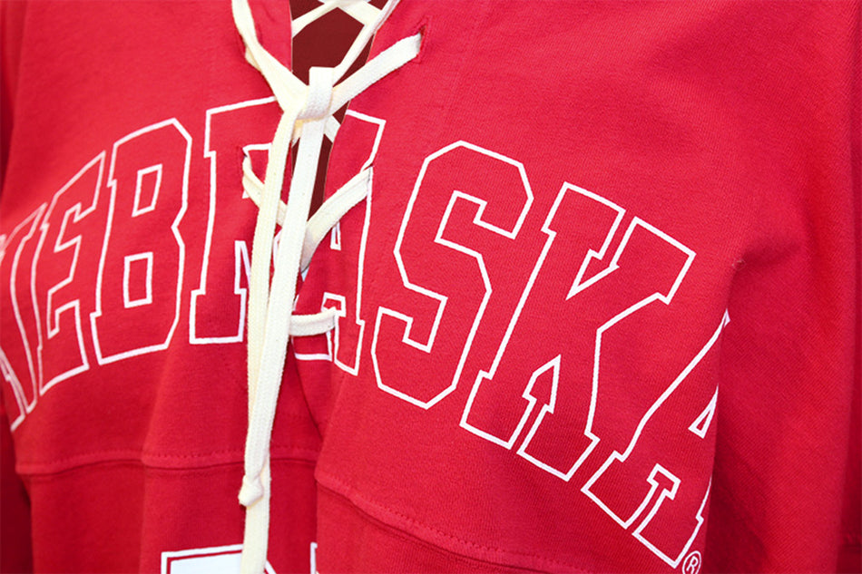 Arch Nebraska Lace-Up Jersey Top