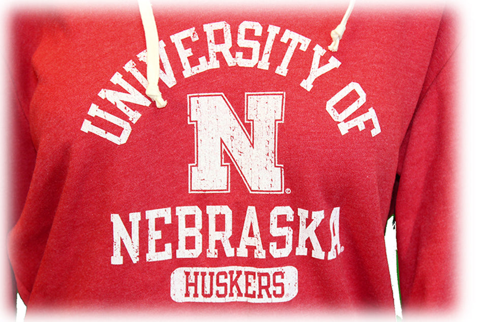 University of Nebraska VNeck Fleece Hoodie