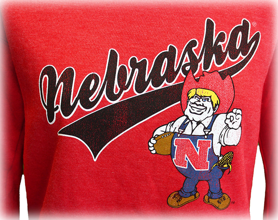 Nebraska Herbie Funnel Neck Hoodie
