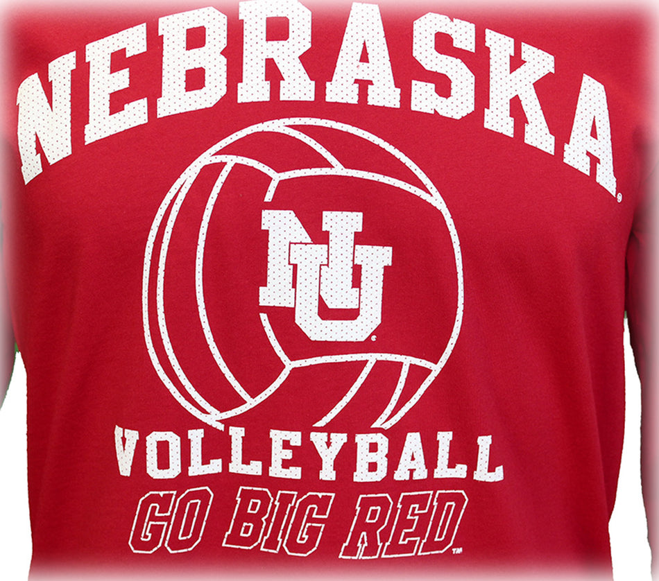 Nebraska Volleyball Go Big Red LS Tee