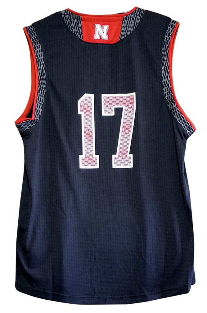 Adidas 2017 Huskers Black Basketball Jersey