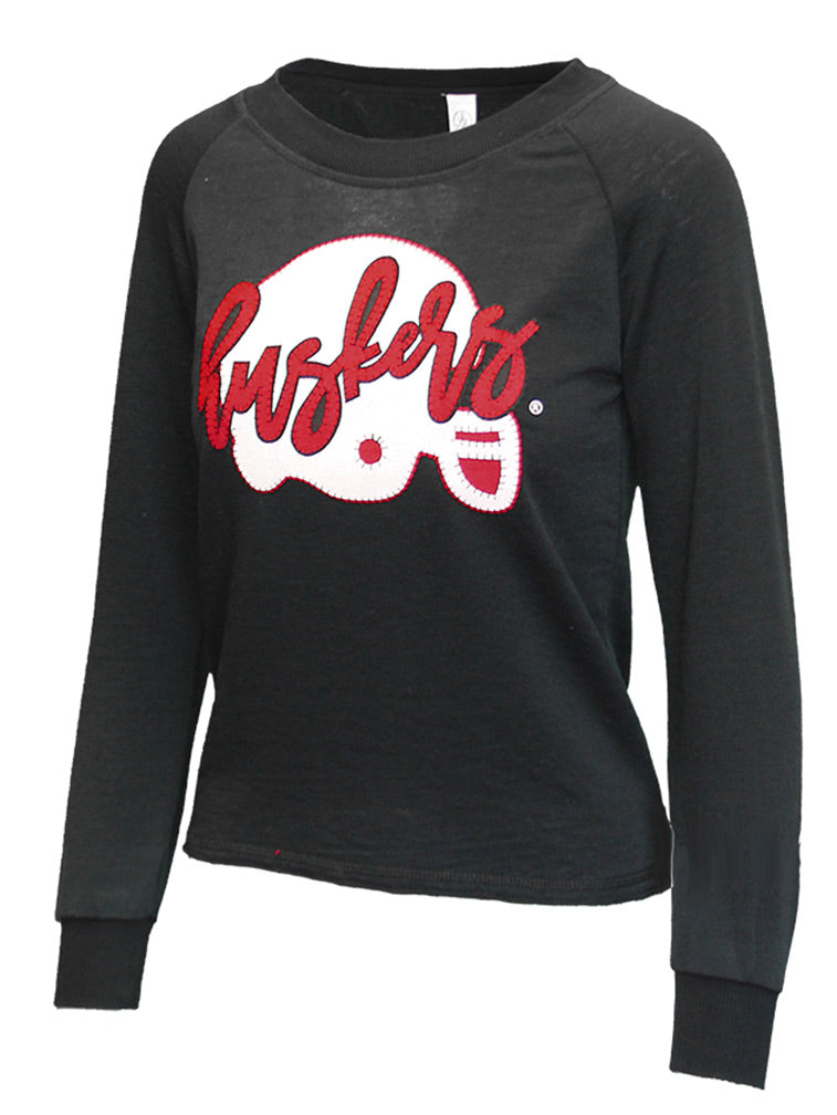 Huskers Cactus Glitter Helmet LS Top