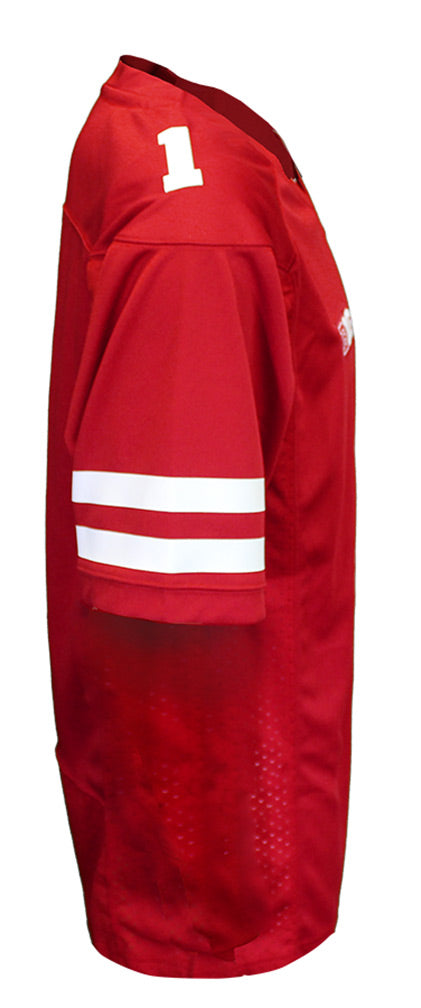 Adidas Premier No. 1 Cornhuskers Football Jersey