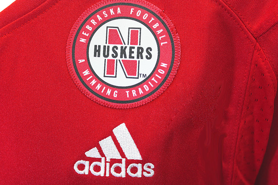 Adidas Premier No. 18 Cornhuskers Football Jersey