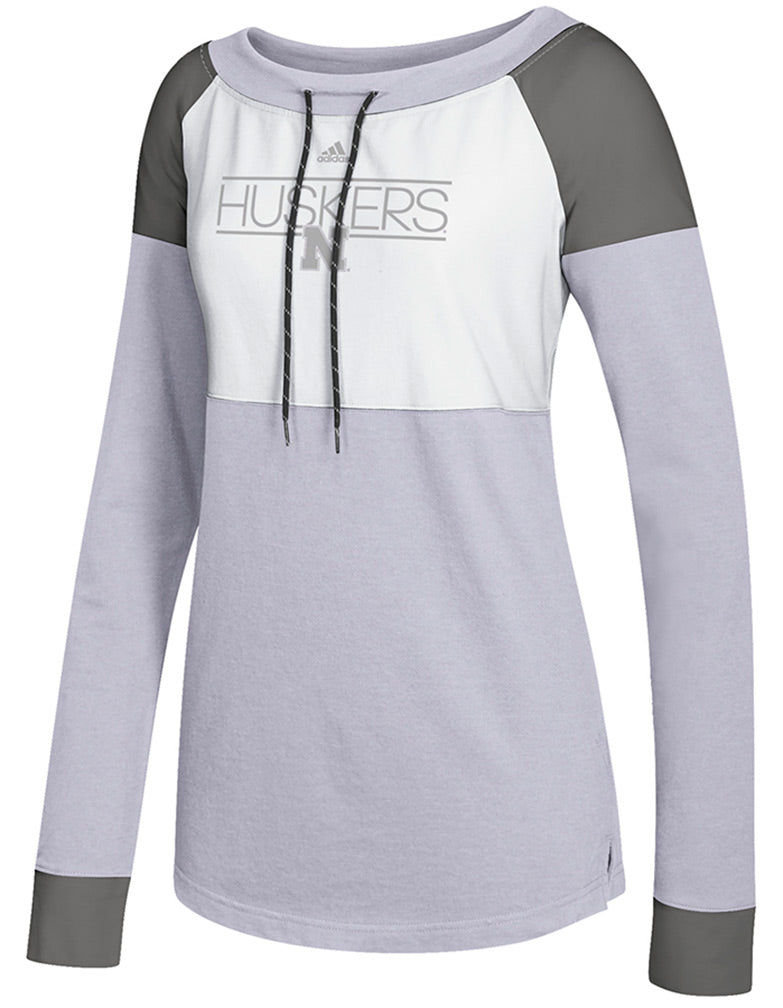 Adidas Womens Huskers  Bunchie Neck Sweatshirt