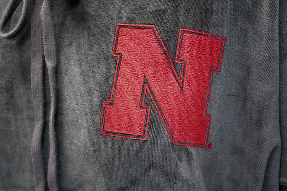Husker Ladies Velour Hoodie