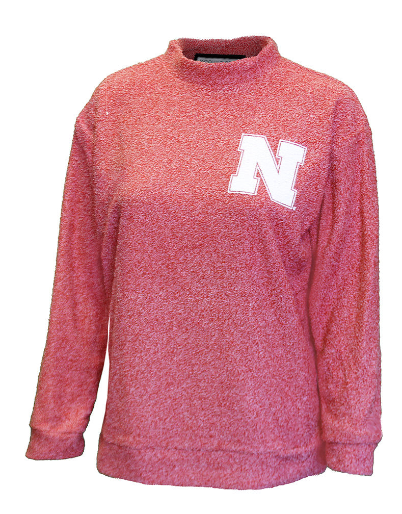 Nebraska Womens Wooly Terry Crew