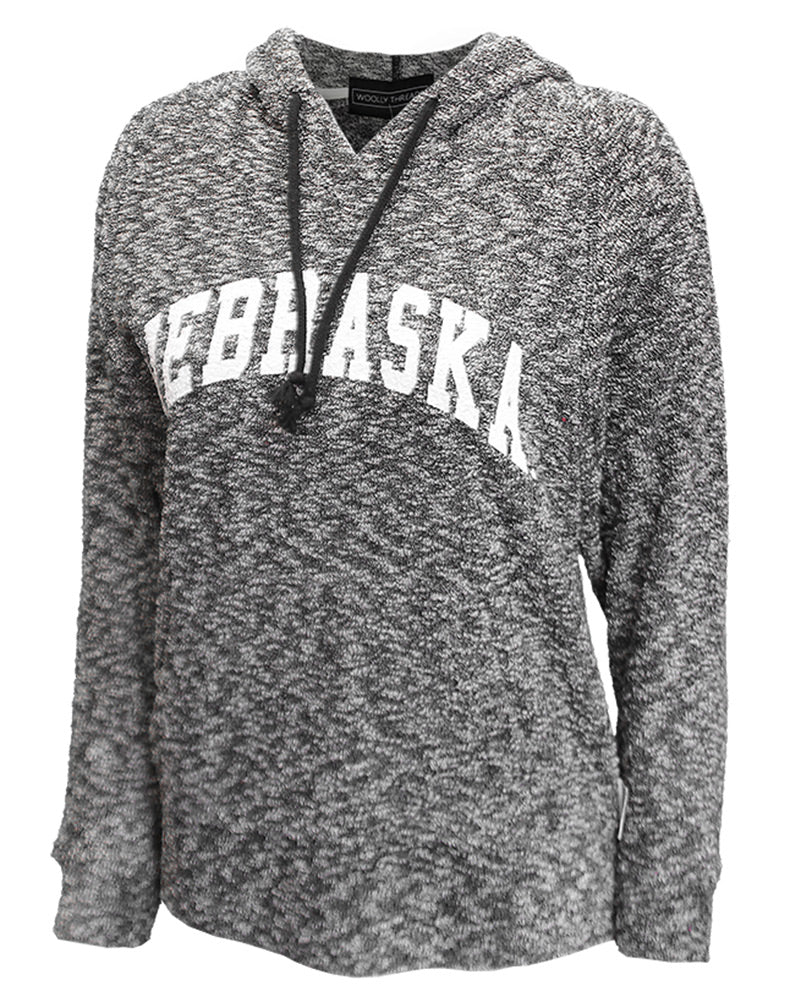 Nebraska Womens Wooly Terry Hoodie