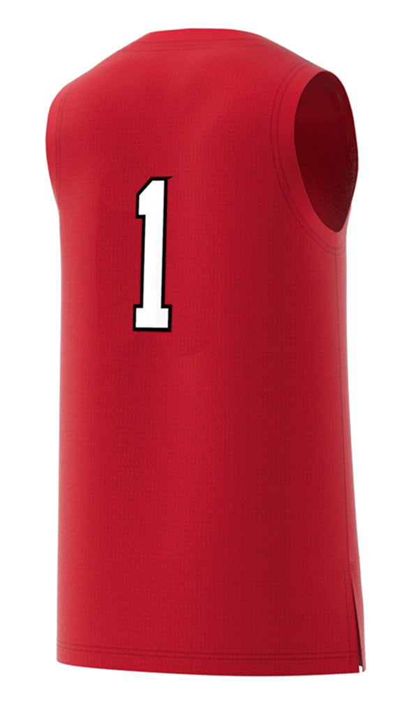 Adidas Huskers Away Basketball Jersey No. 1