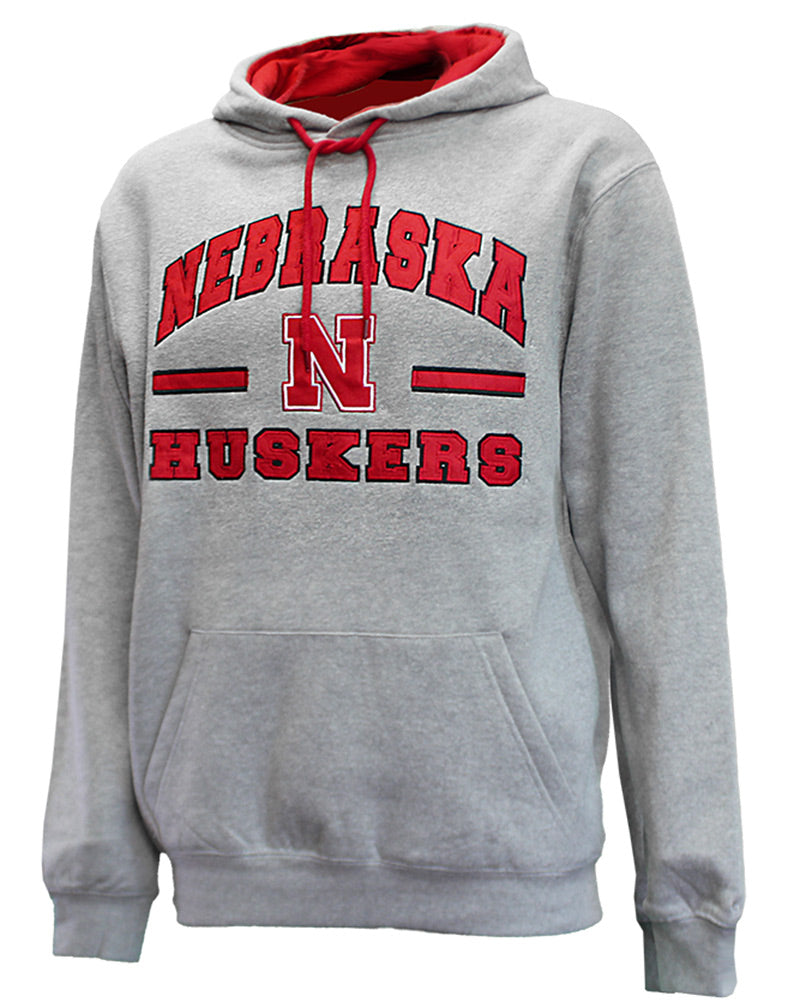 Nebraska Huskers Hero Hoodie - Gray