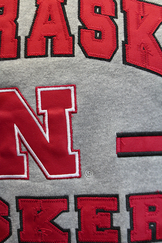 Nebraska Huskers Hero Hoodie - Gray