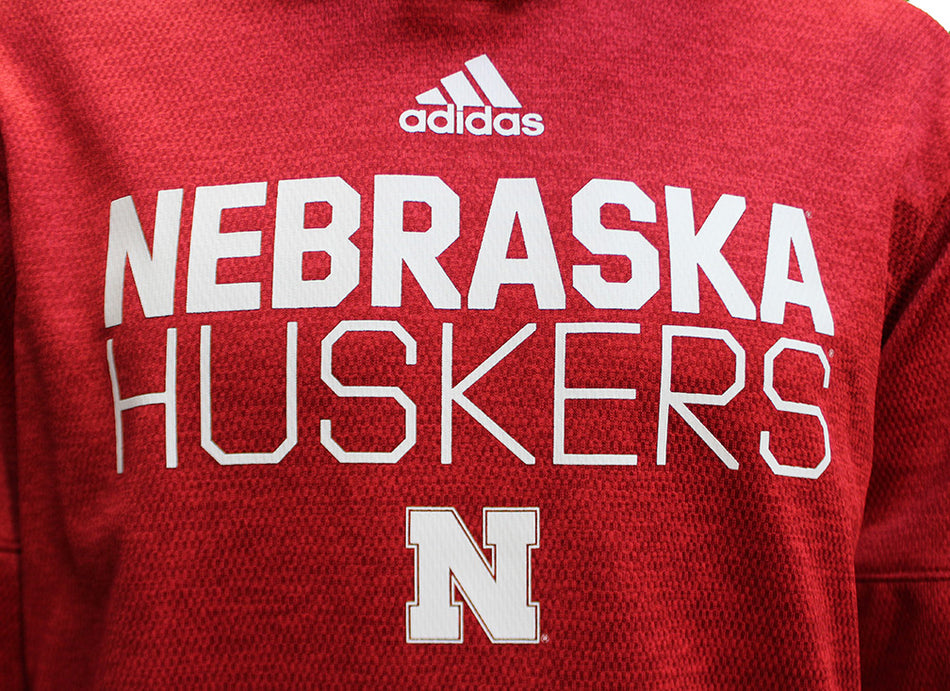 Adidas Team Issue Skinny Huskers Hoodie - Red