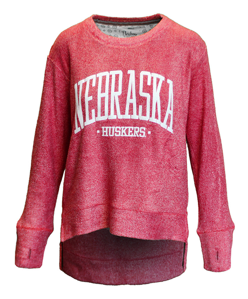 Womens Nebraska Huskers Terry Pullover