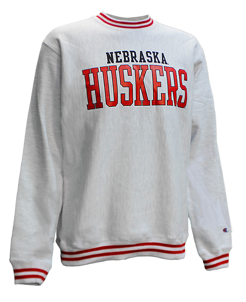 Nebraska Huskers Reverse Weave Champion Crew