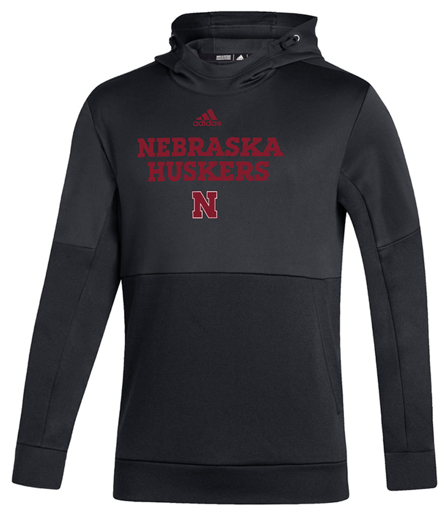 Adidas Huskers Locker Room Hoodie - Black