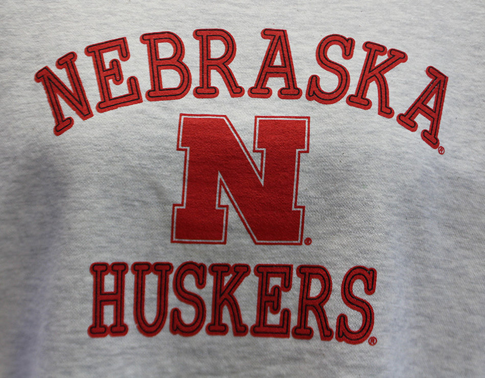 Lady Huskers Wide Neck Cropped Crew