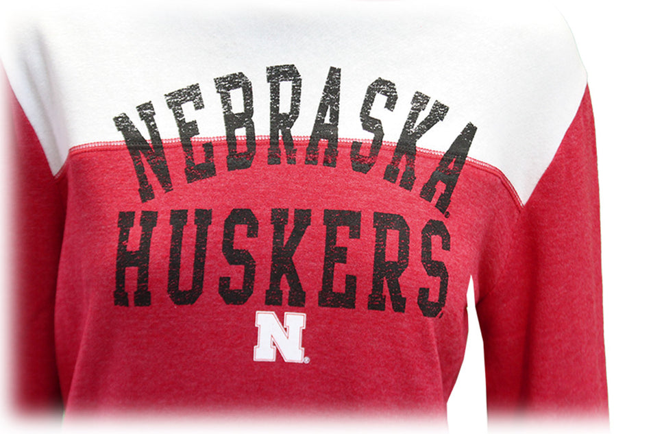 Womens Scarlet N Cream Triblend Hoodie