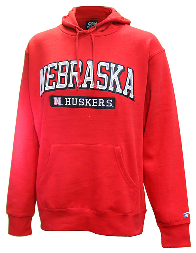 Nebraska Huskers Double Pump Felt Hoodie