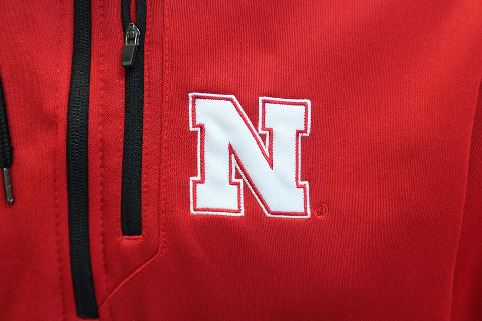 Nebraska Bumpus Quarter Zip Hoodie