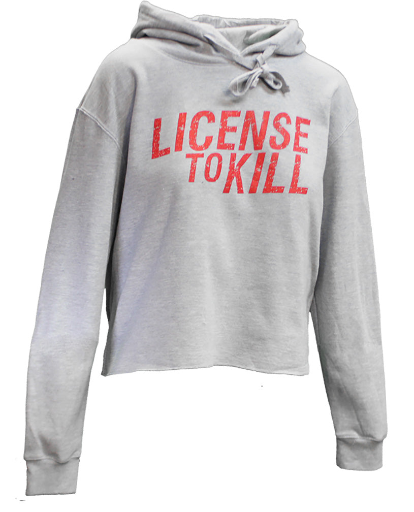 Womens Stivrins 'License To Kill' Crop Hood - Gray