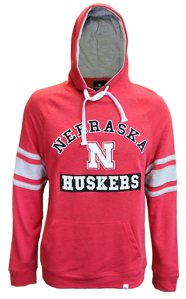 Nebraska Huskers Jersey Stripe Pride Hoodie