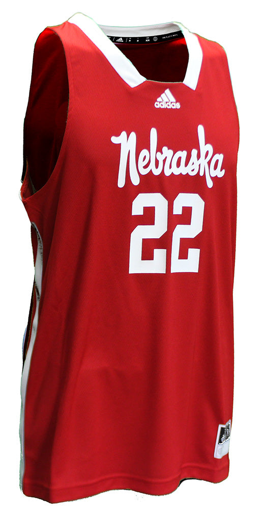 Adidas #22 Nebraska Basketball Swingman Road Jersey