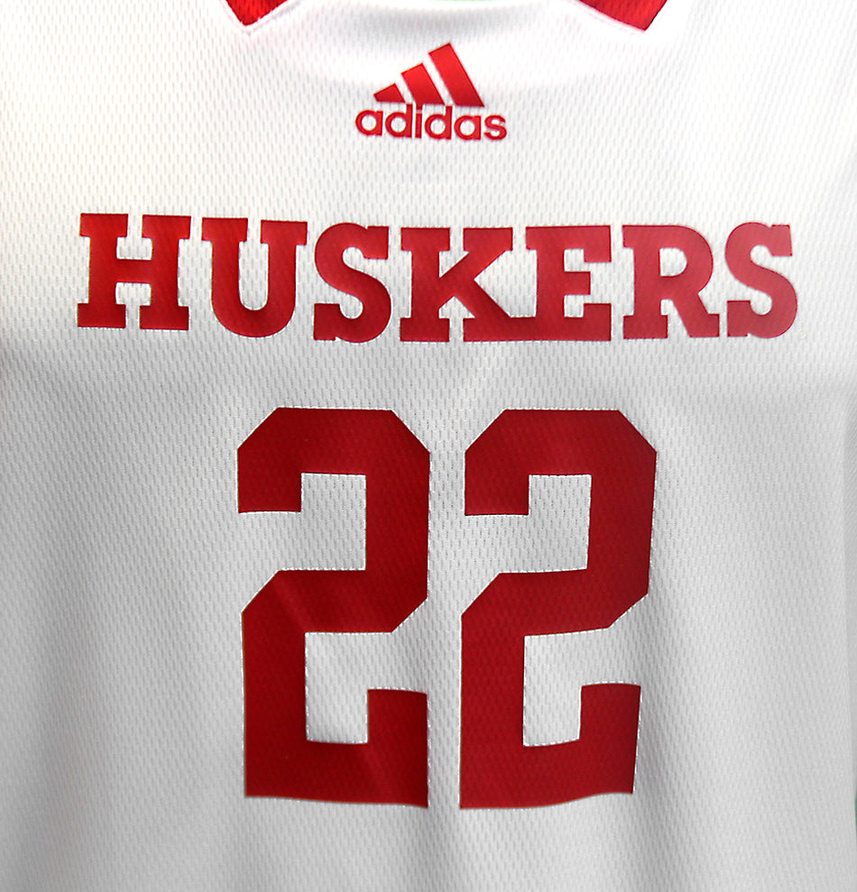 Adidas # 22 Huskers Home-Game Swingman Jersey