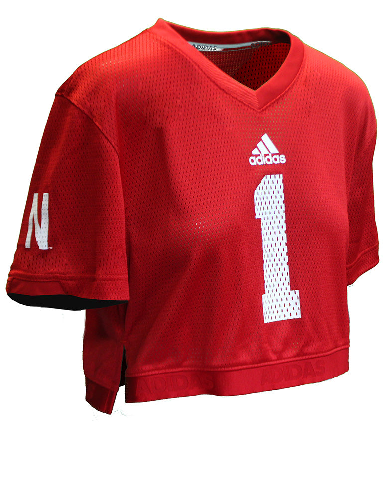 Adidas Womens Huskers Scoring Explosion Crop Jersey