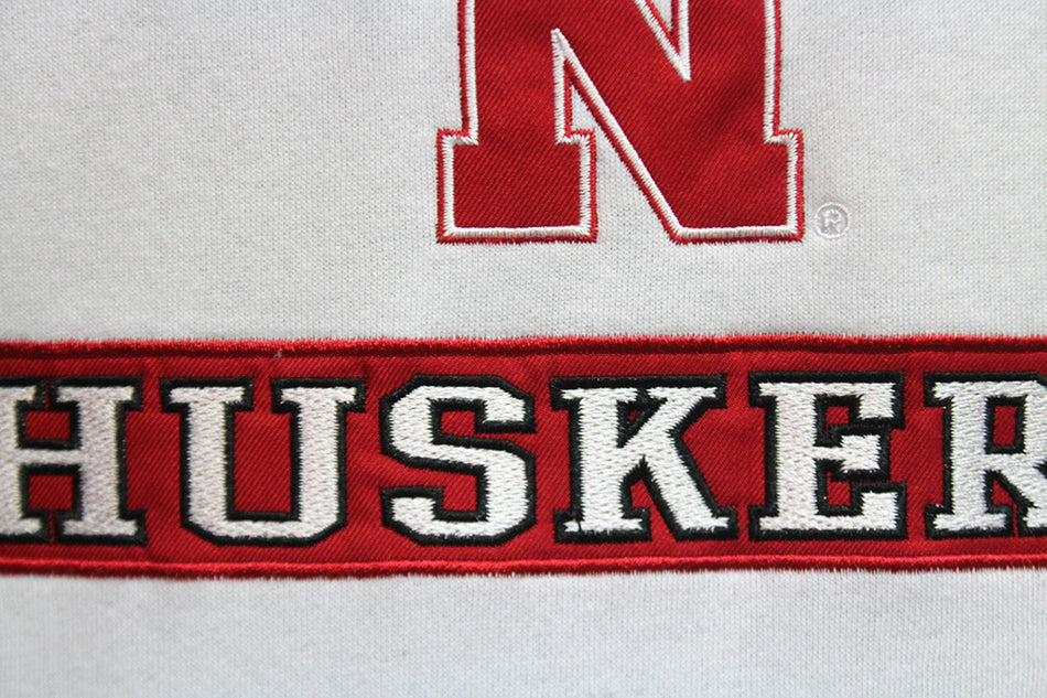 Nebraska Huskers Big-Play Pullover Hoodie - White