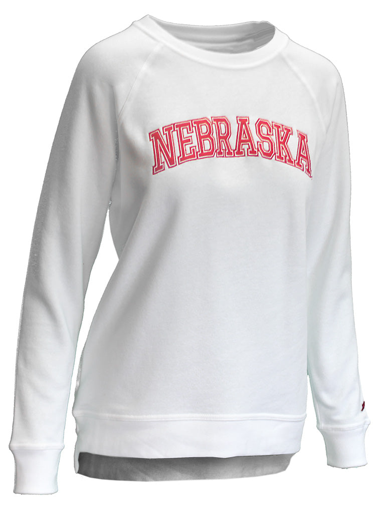 Womens Nebraska Academy Crew - Cream