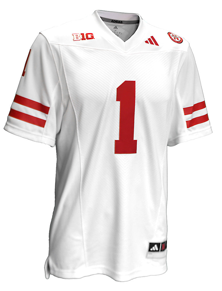 Adidas Nebraska No 1 Away Premier Jersey