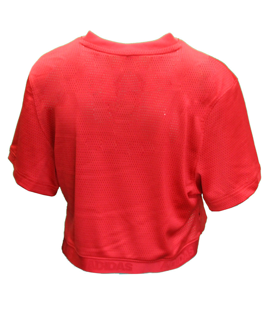 Adidas Womens Nebraska Crop Home Jersey