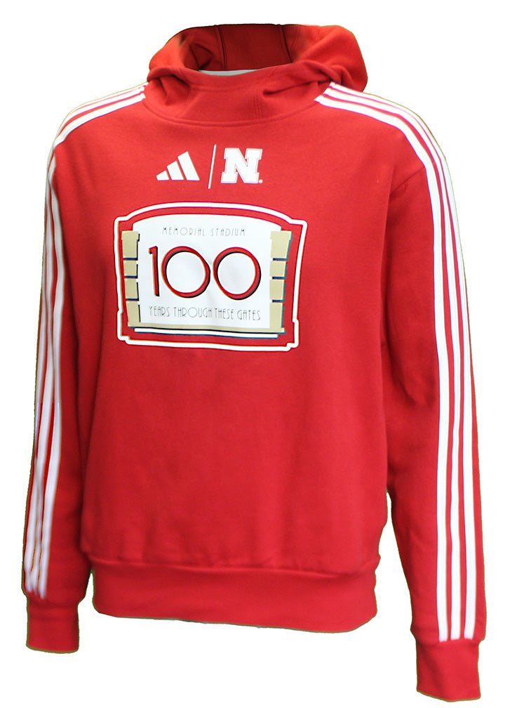 Adidas Nebraska 100 Years Memorial Stadium Pullover Hood