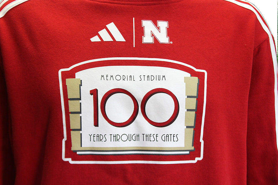 Adidas Nebraska 100 Years Memorial Stadium Pullover Hood